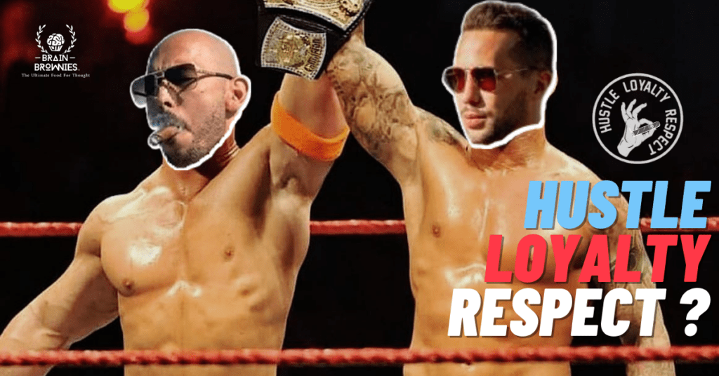 Banner showing Andrew Tate as John Cena. The man can't see to the man you can't stop seeing.