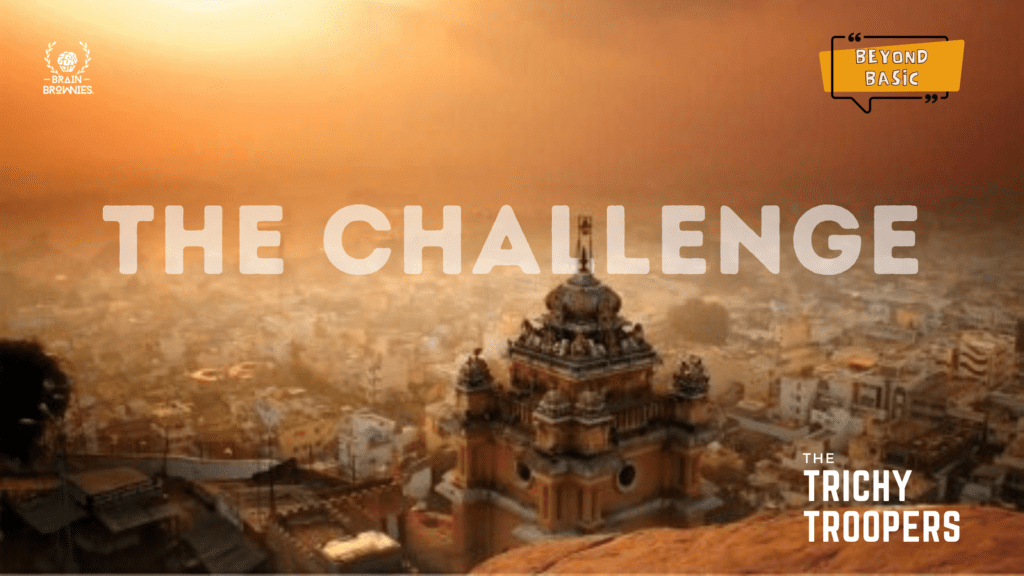 The Challenges faced by JK Tripathy and his Troopers in crime control.